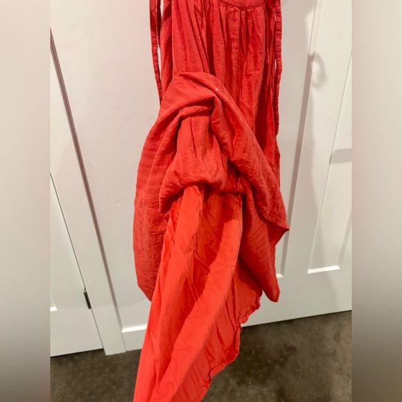 Rust colored summer dress - Picture 3 of 4